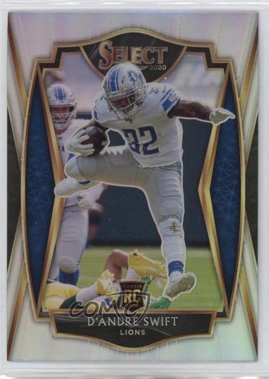 2020 Panini Select Premier Level Silver Prizm D'Andre Swift #151 0e1b
