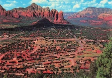 Oak Creek Canyon Arizona Sedona Vintage Postcard