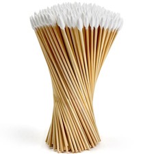 200 Gun Cleaning Swabs Pointed   LintFree, 6" Sticks for Firearms