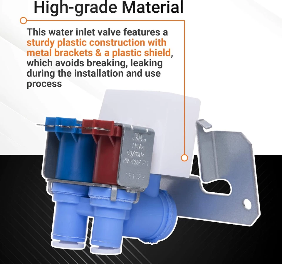 Bluestars Ultra Durable WR57X10051 Refrigerator Dual Inlet Water Valve - Compati - Image 4 of 4