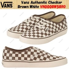 Vans Authentic Checker marrón blanco VN000BW5BRO talla para hombre