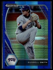 2021 Panini Prizm Draft Picks #PDP51 Russell Smith Blue Wave Prizm