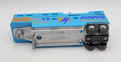 Vintage Matchbox Convoy CY-15 Light Blue MB TV News - Trailer Only - Picture 6 of 6