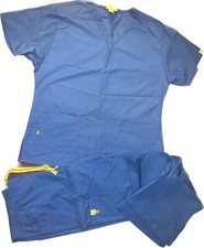 Wonderwink Scrub Set Top L bottoms LT Galaxy Blue