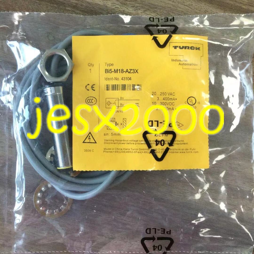 1PC New TURCK Photo-electric Sensor BI5-M18-AZ3X Proximity Switch