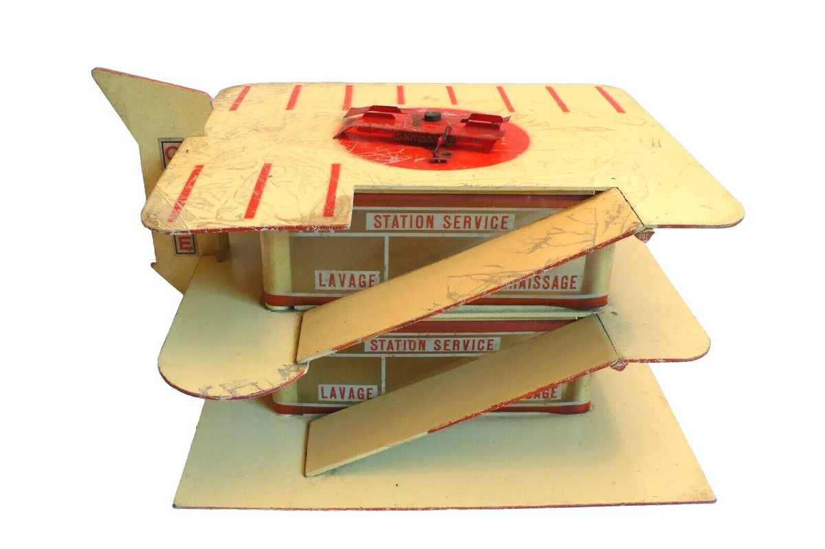 STATION SERVICE N7 BOIS 1/43È DINKY SOLIDO NOREV 39 X 20