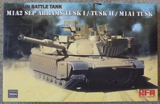 1/35 M1A2 SEP Abrams TUSK I & II / M1A1 TUSK (3 in 1) Rye Field Model #5004 MISB