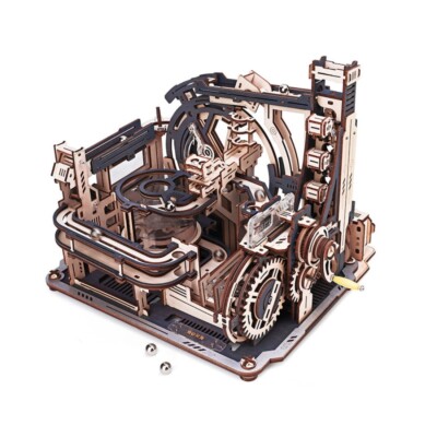 ROKR 3D-Holz-Puzzle Murmelbahn / Kugelbahn ''Marble Spaceport''