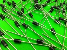 100 x 1N4740A 1N4740 Zener Diode 10 Volt  1 Watt 5%  FREE US SHIPPING