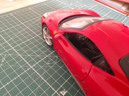 1:18 Replacement Mirrors 458 488 car spare parts hot wheels Bburago models - Picture 3 of 5