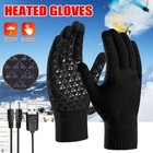 Touch Electric Heated Gloves Warm USB Heated Gloves Winter Gloves  Men Women