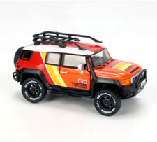 1/64 Die Cast 2015 TOYOTA FJ CRUISER W/ Acc. LHD Model Car -ORANGE- 64B0203
