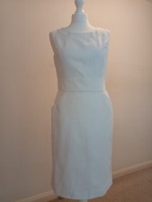 White Sleeveless Dress by PURE Collection Size 10