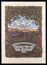 Bottlerock 2018 Poster Napa CA Original Hand-Signed Silkscreen by Gary Houston