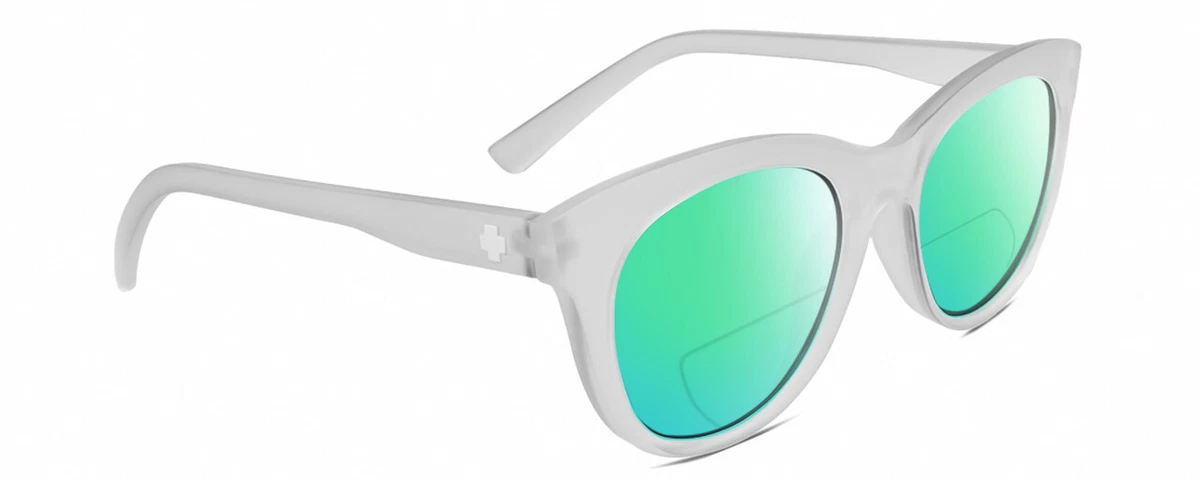 New SPY OPTIC Sunglasses CYRUS Soft Matte Black Frame W/ Bronze Lens Blue Mirror