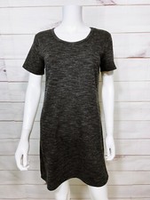 32 Degrees Cool Womens T-Shirt Dress Size S Gray Round Neck Pockets Short Sleeve