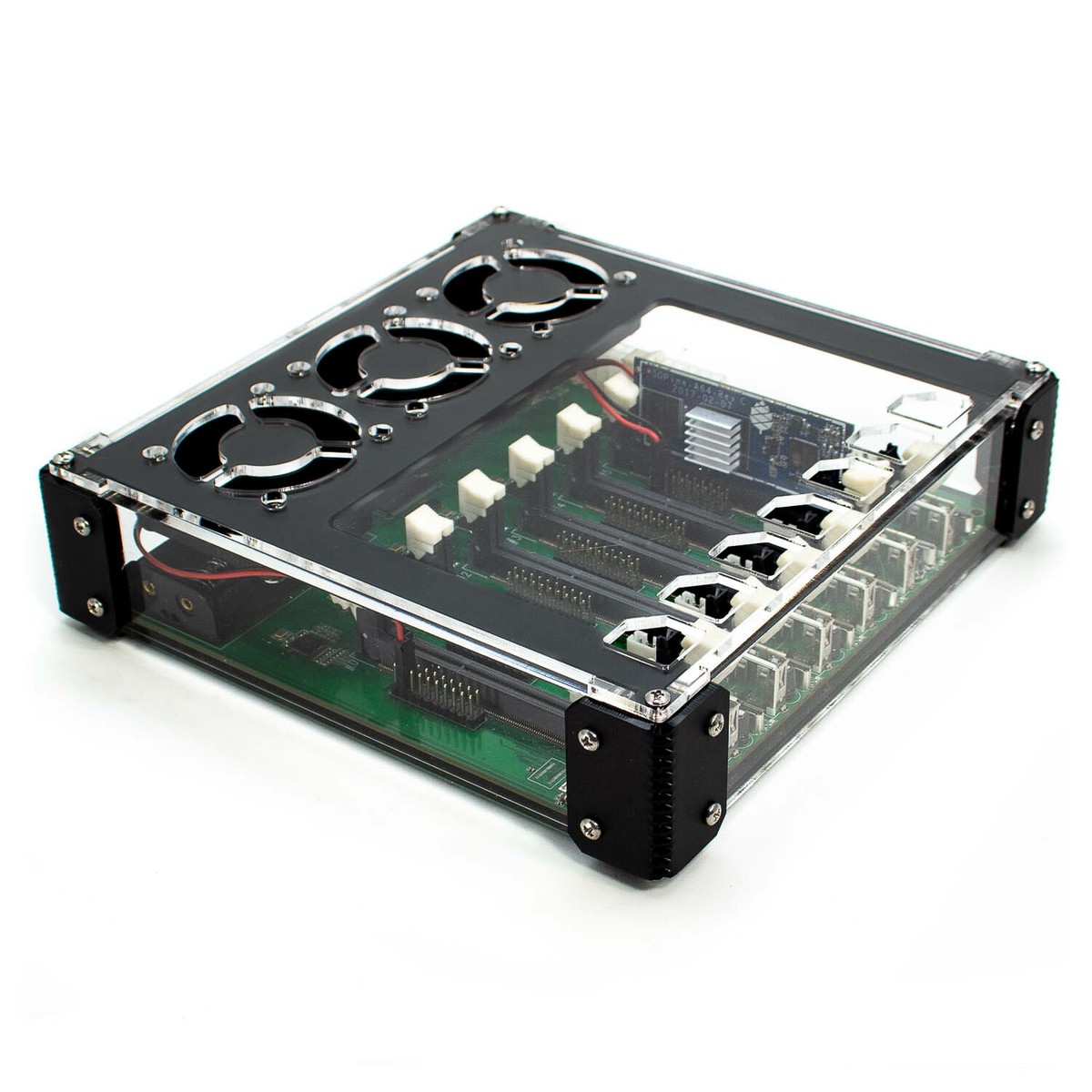 C4Labs PINE64 Cluster Case–PINE64 CLUSTERBOARD: 7 SOPine
