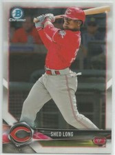 Shed Long Seattle Mariners 2018 Bowman Chrome Draft 