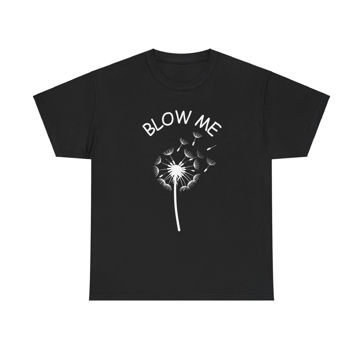 24SS/SPIKEY T-SHIRT/DANDELION/ポップコーン/ DANDELION BLOW ME Adult Humor Funny Comical Gag Gift Comical Tee T