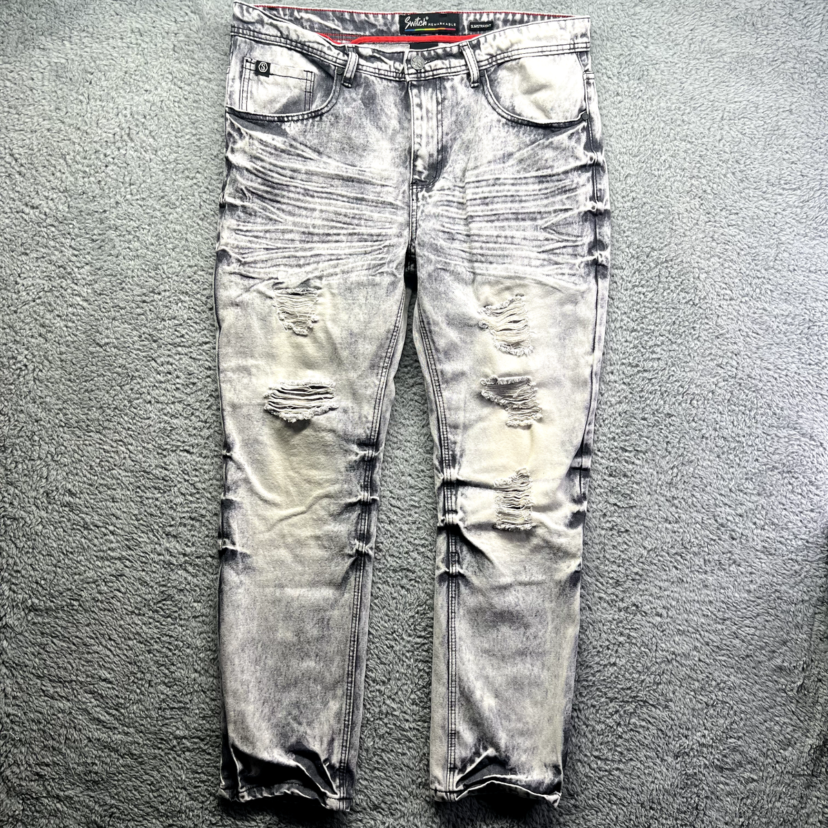 [ JEANS] Slim Essential Rip T-Shirt ★大人気★ Men's Regular Jeans | Dark Blue | Diesel 2023 D-Finitive