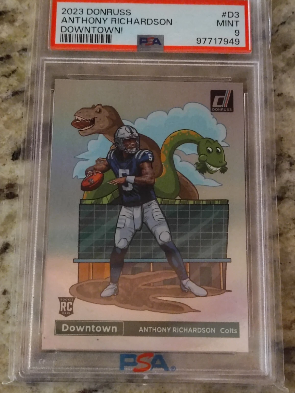 2023 Panini Clearly Donruss - Downtown Anthony Richardson #2 (RC)