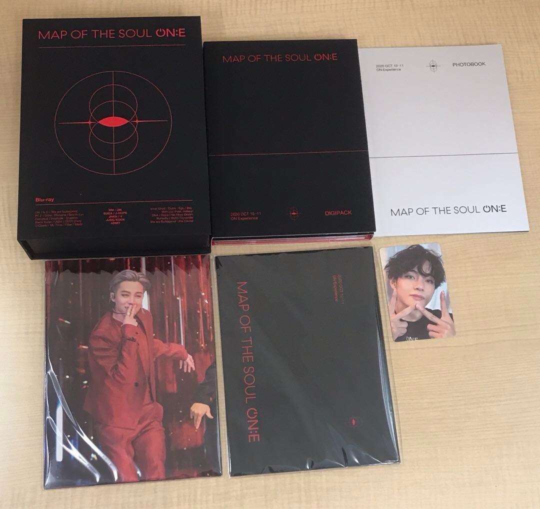 BTS MAP OF THE SOUL ON:E Blu-ray Box Set Photobook Taehyung