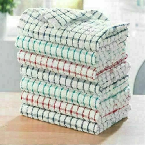 TOWELS-SHOP Super Absorbent and Soft Towels 100% Cotton T-Towel For Home Kitchens & Bars