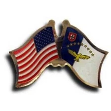 Wholesale Pack of 3 USA American Azores Friendship Flag Bike Hat Cap lapel Pin 