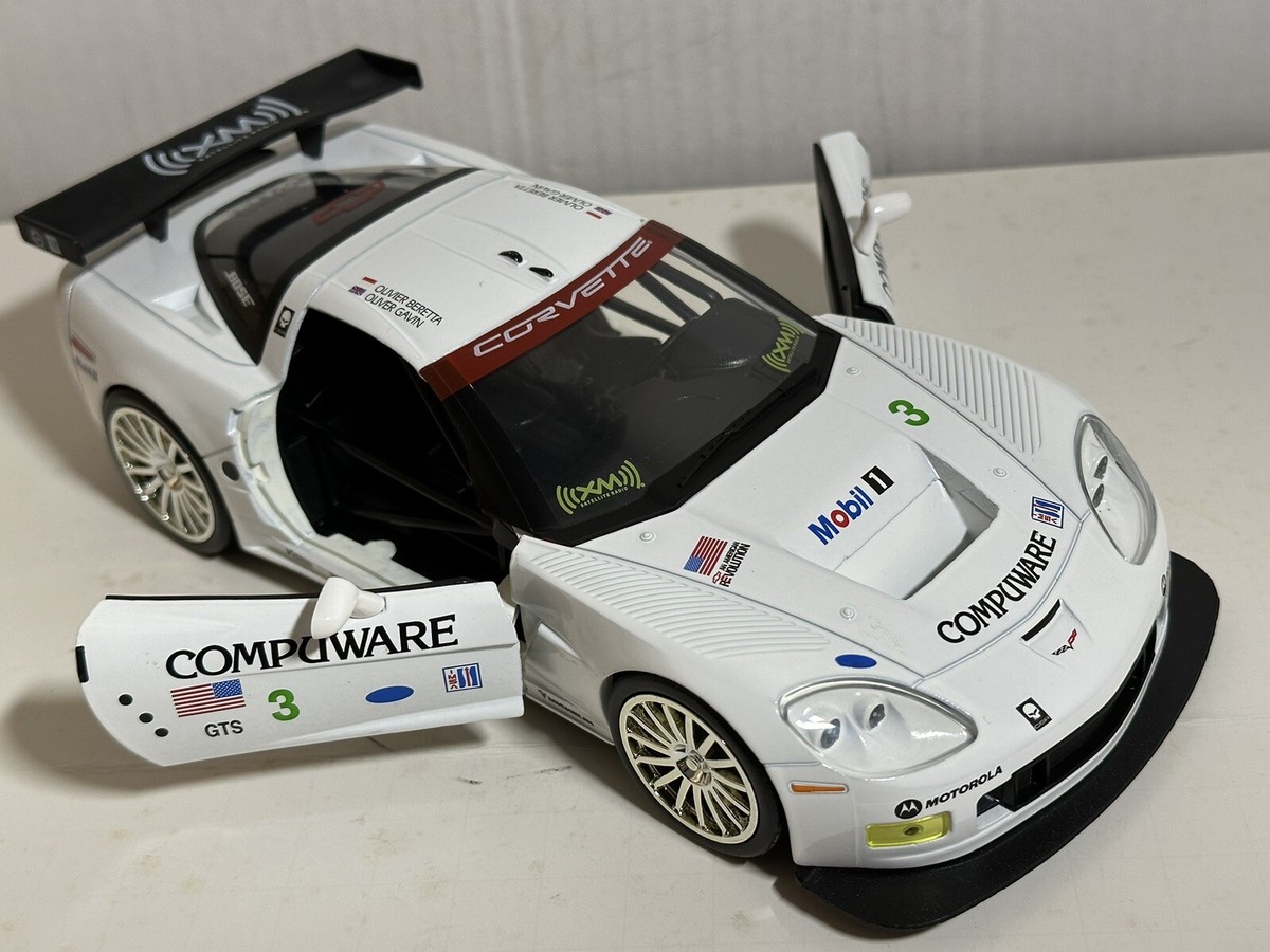 JADA BIGTIME MUSCLE BTM 2005 CHEVROLET CORVETTE C6-R WHITE 1:24
