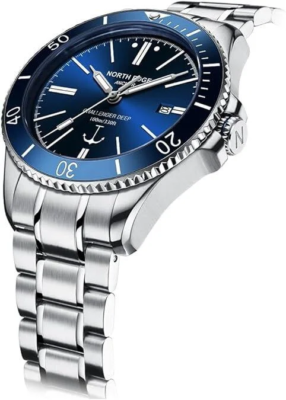 North Edge Automatic Analogue Mechanical Anchor Diver Wrist