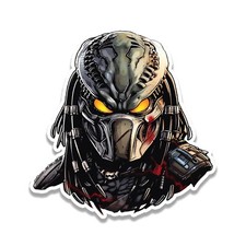 Collectible Decals Galactic Predator Hunter Vinyl Sticker For Water Bottle