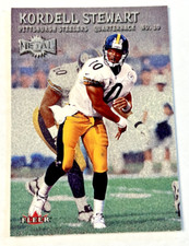 2000 Fleer/SkyBox Metal NFL Trading Card #72 Kordell Stewart Pittsburgh Steelers