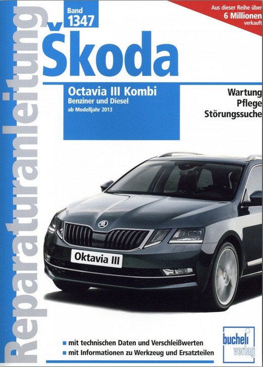 Thumbnail - Skoda Oktavia Iii Kombi Reparaturanleitung Bucheli 1347
