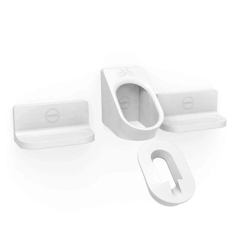 Cycloc Super Hero Wall Mount Bike Storage Horizontal Pedal Hung Clipless Pedals - Image 2 of 4