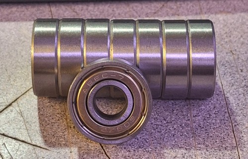 8 NEW ABEC-7 608ZZ TWO SIDED METAL SHIELD BALL BEARINGS NNB ***MAKE OFFER***