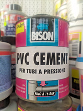 ADESIVO BISON PVC CEMENT PER TUBI A PRESSIONE IN PVC RIGIDO 1Litro