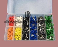 NEW 800PCS Copper Crimp Connector Insulated Cord Pin End Terminal