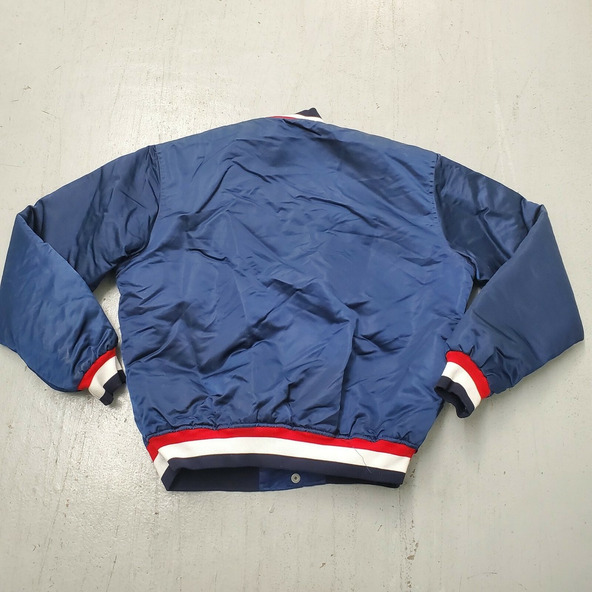 Vintage Starter MLB Minnesota Twins Snap Satin Bomber Jacket