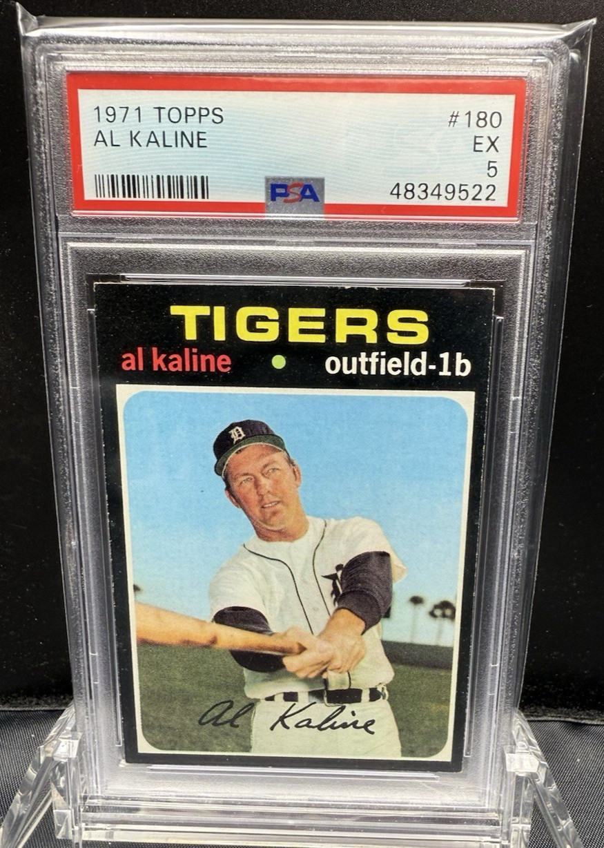 1971  TOPPS AL KALINE   #180   PSA  5
