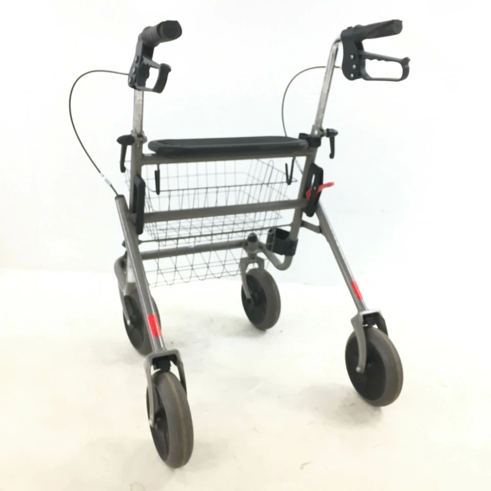 Meyra Standardrollator faltbar leicht mit Korb Rollator Gehwagen nur 10,5 kg - Bild 3 von 4