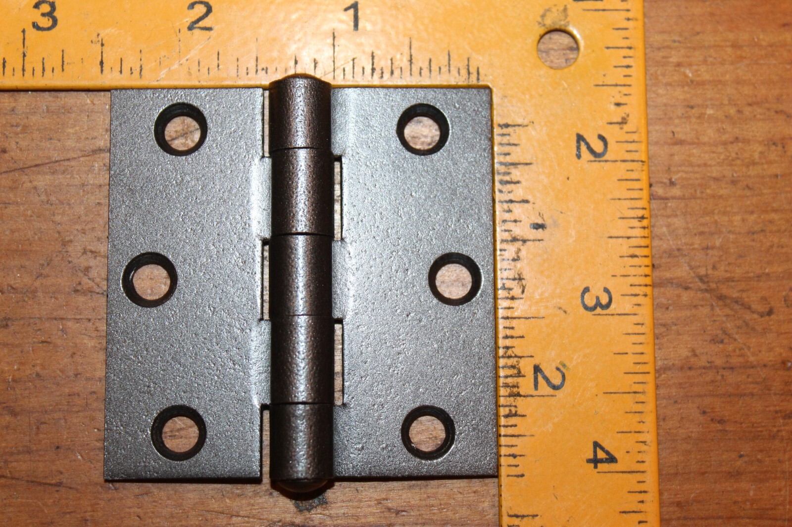 Pair of Restored 21/2" X 21/2" Vintage Stanley Fixed Pinned Hinges E