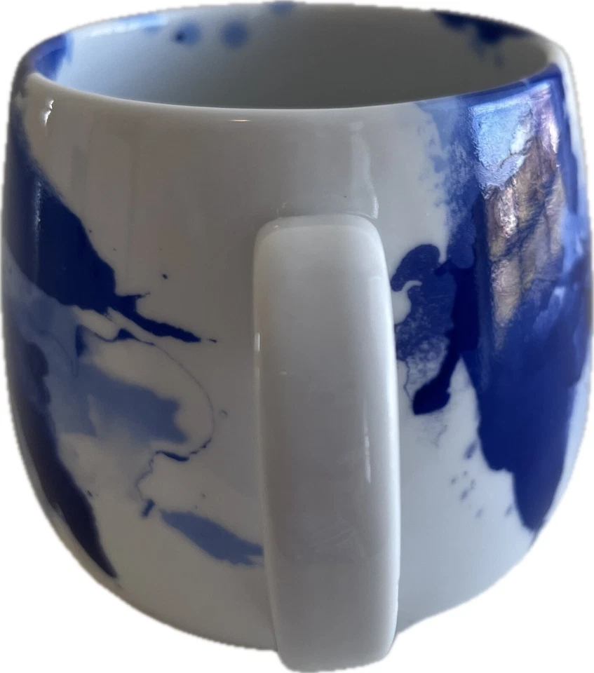 Taza de café Königitz Seeing Blue Cuddle taza porcelana azul 420 ml Foto 3 de 4