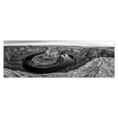 Postereck 3573 Poster Leinwand Panorama, Grand Canyon USA Utah Fluss Natur