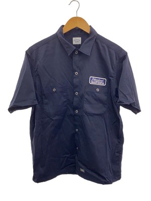 STANDARD CALIFORNIA SHORT SLEEVE SHIRT 24SS WORK L NYLON Navy Used 