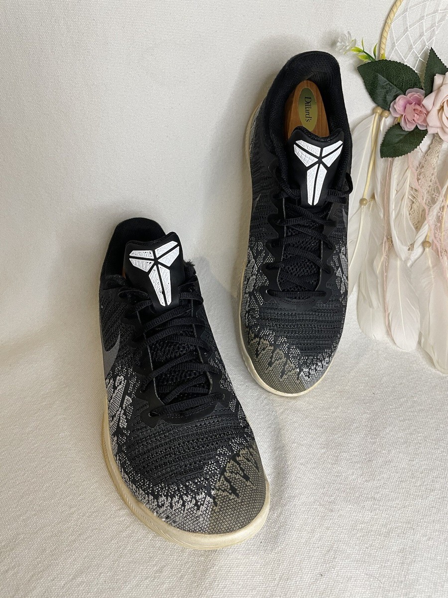 Nike Kobe Mamba Rage 2017 Anthracite Shoes Mens 15 Black White Grey  908972-001