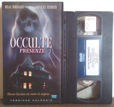 VHS Okkulte Präsenz Horrorfilm Beau Bridges Videokassette Ex Nolo Vintage (V24)