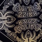 SIGNED AUTOGRAPHED Krizz Kaliko EARHOUSE Black & White Geometric Bandana Scarf — photo 1