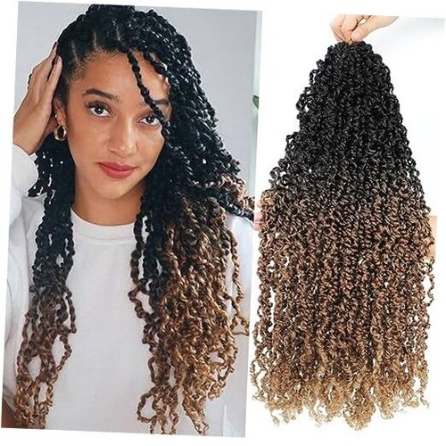 Passion Twist Crochet Hair 20" - 20 Inch #Tt1b/30/27(Ombre Brown Honey Blonde)