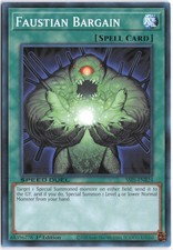 Yugioh - Faustian Bargain SS05-ENB24 1st Edition - Speed Duel Decks: Twisted Nig