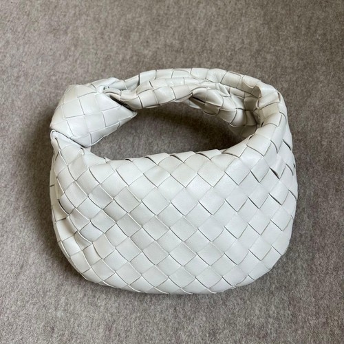 Bottega Veneta Mini Jodi Leather White Women's Pre-owned From Japan